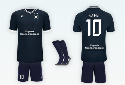 Fußball-Uniform Set – Trikot, Shorts & Stutzen
