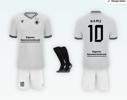 Fußball-Uniform Set – Trikot, Shorts & Stutzen