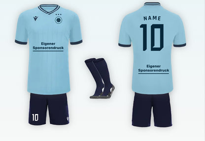Fußball-Uniform Set – Trikot, Shorts & Stutzen